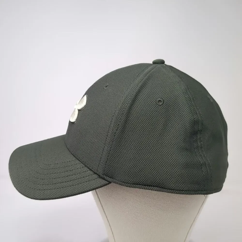 Under Armour Baseball Cap Green XL Embroidered Logo Stretch Fit Athletic hat